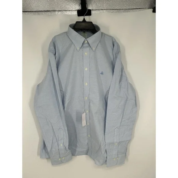 Brooks Brothers Long Sleeve Button Down The Original Polo Shirt Stretch Slim Fit - Picture 2 of 7